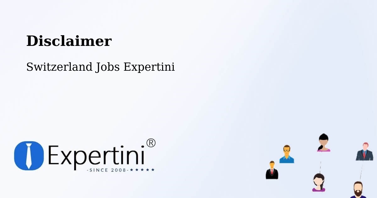 Disclaimer – Dübendorf - Switzerland Jobs Expertini
