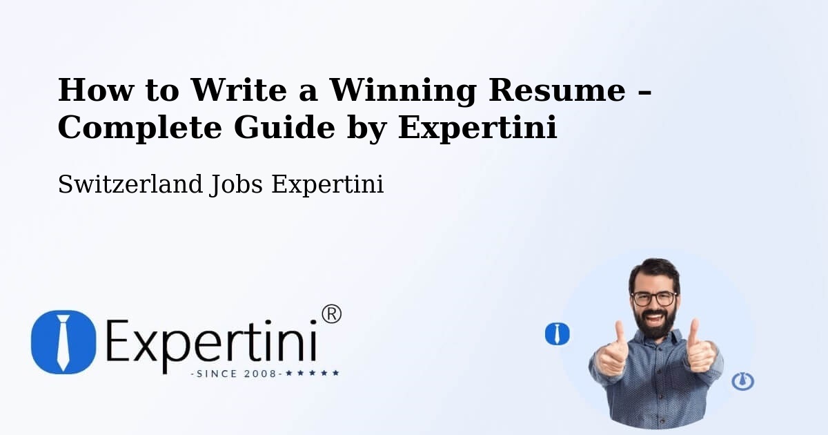 Resume Writing Guide for Job Seekers – Dübendorf - Dübendorf, Switzerland Jobs Expertini